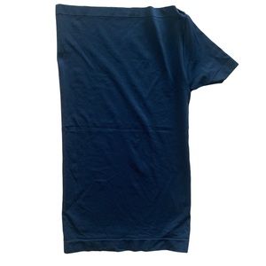 Helmut Lang Jersey one shoulder black T-shirt XS